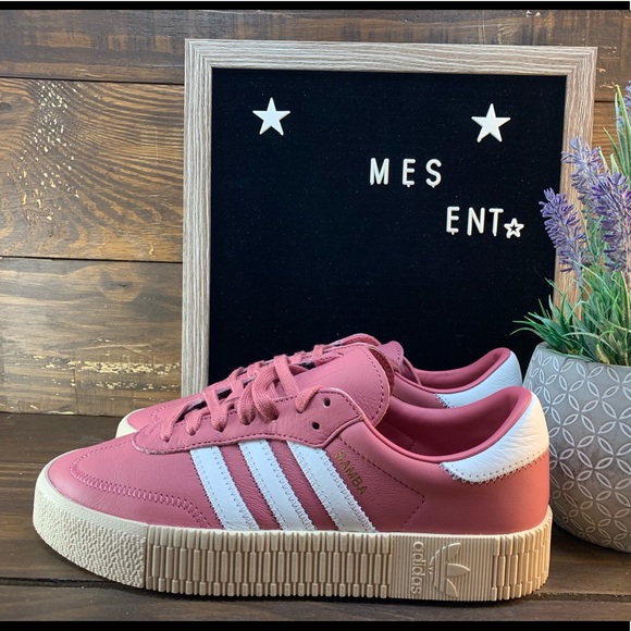 adidas samba rose linen
